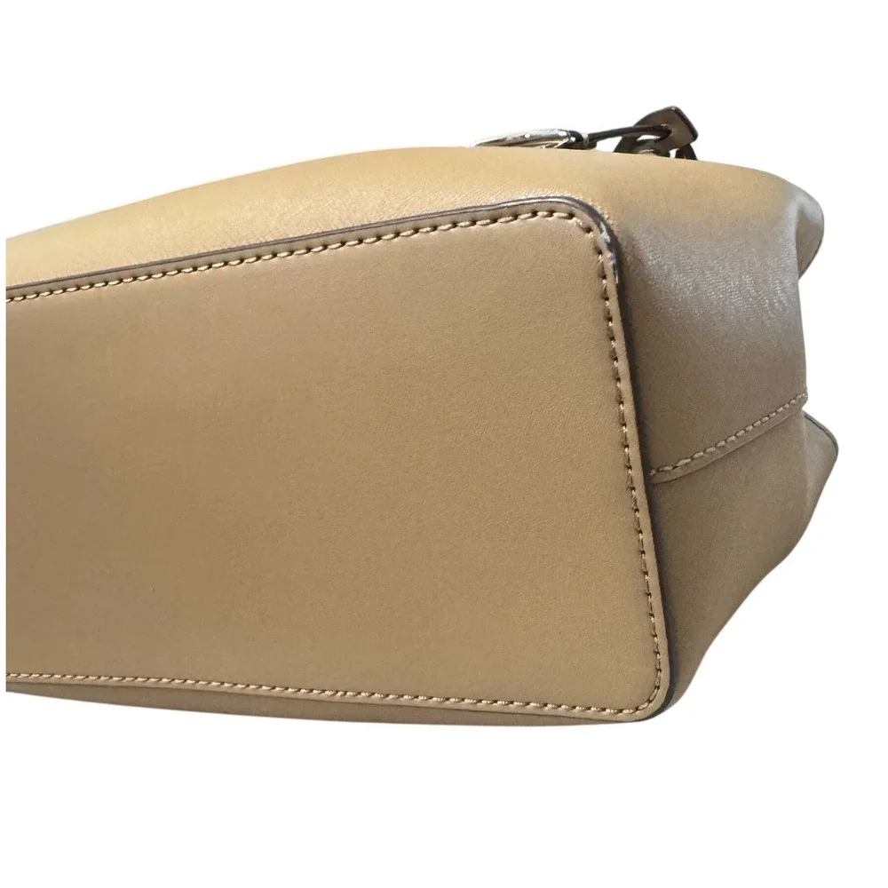 Michael Kors Small Camille Dark‎ Khaki saffiano Leather Satchel Handbag